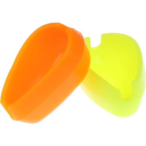 HOT!Fishing Feeder Method Mould Carp Bait Feeding Form Tool Quick Durable Nontoxic Release Fishing Mould Orange/Green