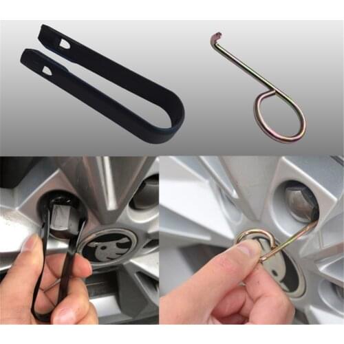 Car Wheel Nut Caps Auto Hub Screw Cover Bolt Rims Tire Anti-theft Screw Cap Removal Hook Auto Caps Hub Screw Protector accessory