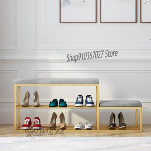 Creative Shoe-changing Stool At The Entrance, Child-mother Stool, Sitable Shoe Cabinet, Multifunctional Shop Bed Foot Bench