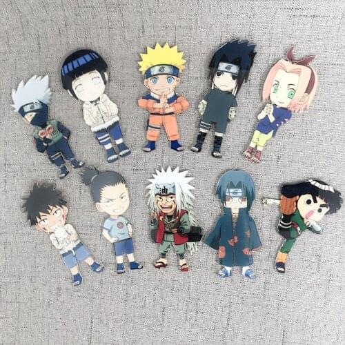 NARUTO Crystal Glass Magnet Fridge Magnet Home Decoration Magnet Toy Home Garden Christmas Birthday Gift 2021 News