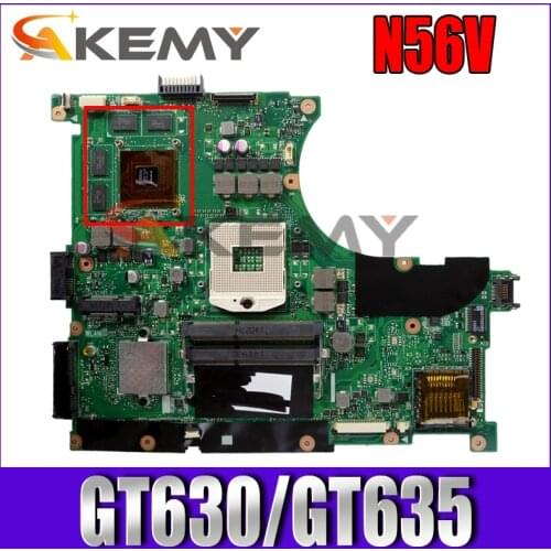 For ASUS N56V N56VM N56VV N56VJ N56VB N56VZ Laptop motherboard With GT630/GT635 Video Card DDR3 100% Fully Tested