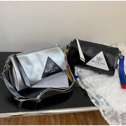 Fashion Broadband Crossbody Bag for Wome 2021 Luxury Trend Shoulder Bag Lady Brand Design PU Leather Solid Color Handbag