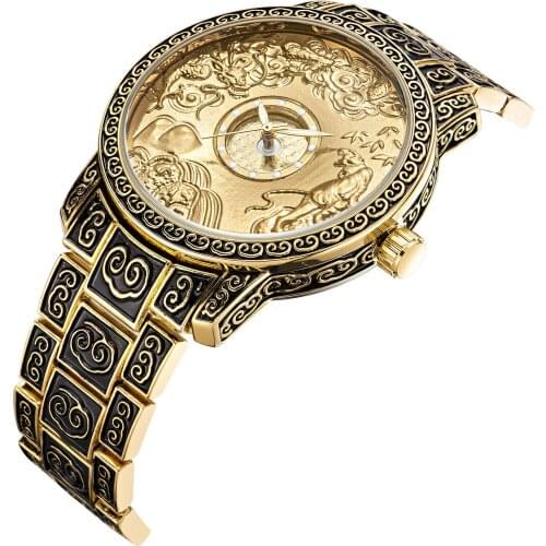 Men Top Brand Luxury Fashion Personality Alloy Quartz Watches Mens Limited Edition Designer Watch