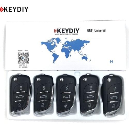 5pcs,KEYDIY Original KD900/KD-X2 Key Programmer NB11/NB11-2 Universal Multi-functional DS Style Remote For All B And NB Series