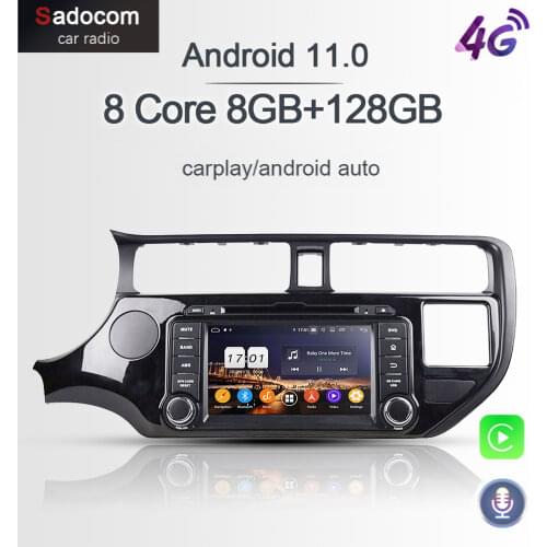 PX6 DSP IPS 2 din Android 10.0 For kia K3 RIO 2011 2012 Octa Core 4GB RAM Car DVD Player car radio GPS Glonass Map RDS autoradio