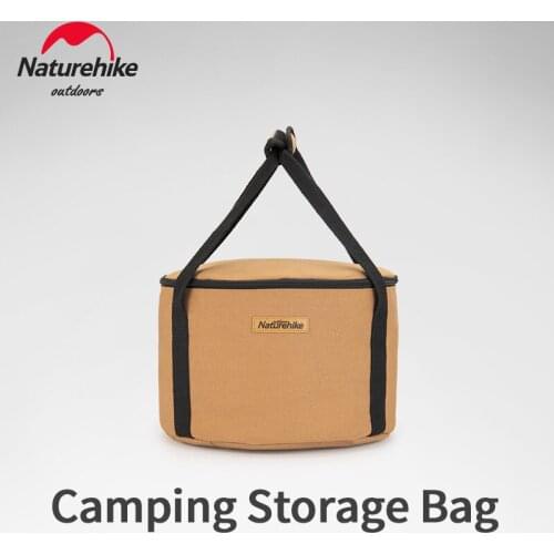 Naturehike Camping Storage Box Barrel-Shaped Travel Outdoor Equipment Storage Bag Accessories Sundries Bag Camping storage box