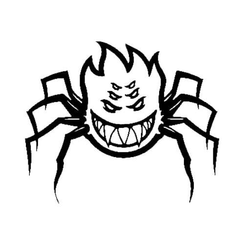 12.7CM*10.5CM Spitfire Venom Car STicker Spider Vinyl Decal Laptop Suitcase Helmet Skateboard Sticker