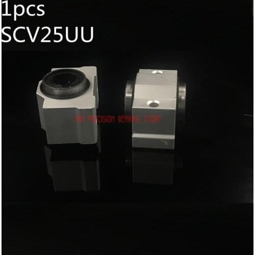 2019 Rushed AXK Cnc Router Parts Linear Rail 1pcs Scv25uu Scv25 Linear Bearing Block Diy Slide Units Cnc Router Brand New