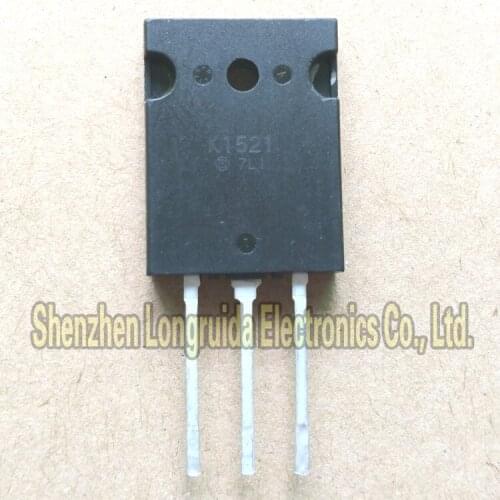 5pcs K1521 2SK1521 TO-3PL MOSFET TRANSISTOR 50A 450V