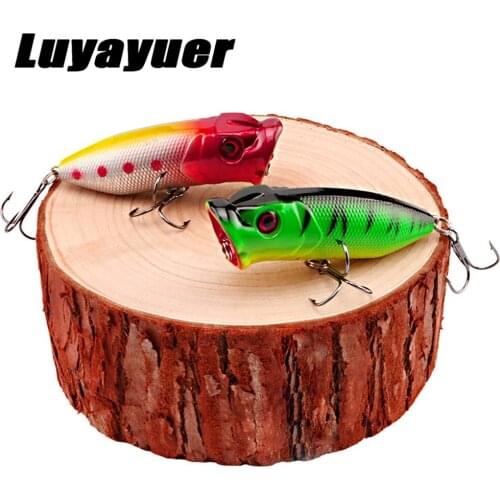 7cm/12.2g Popper Fishing minnow fishing lure Crankbaits Isca Artificial Fishing Tackle Artificial Fishing Bait Swimbait 5Pcs