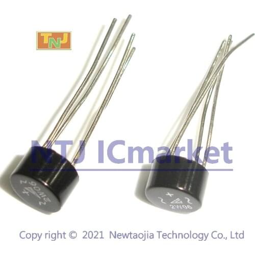 50 PCS 2W06 DIP-4 2A 600V Diode Bridge Rectifier Full Wave Rectifier 2 Amp