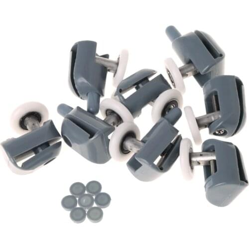 8 Pcs Single Shower Door Rollers / Runners / Wheels / Pulleys / Radio 25 mm Diameter Home Bathroom Replacement Parts L15