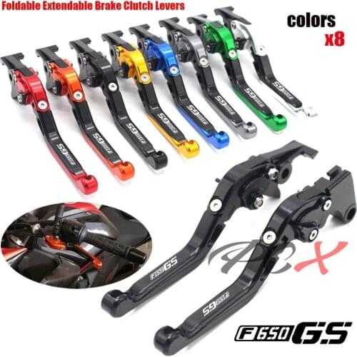 For BMW F650GS F650 GS DAKAR 2003 2004 2005 2006 2007 Motorcycle Accessories CNC Aluminum Folding Extendable Brake Clutch Levers