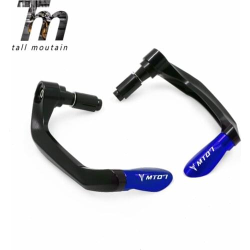 For YAMAHA MT-07 MT07 MT 07 FZ-07 FZ07 Motorcycle 7/8" 22mm Universal CNC Handlebar Grips Brake Clutch Levers Guard Protector