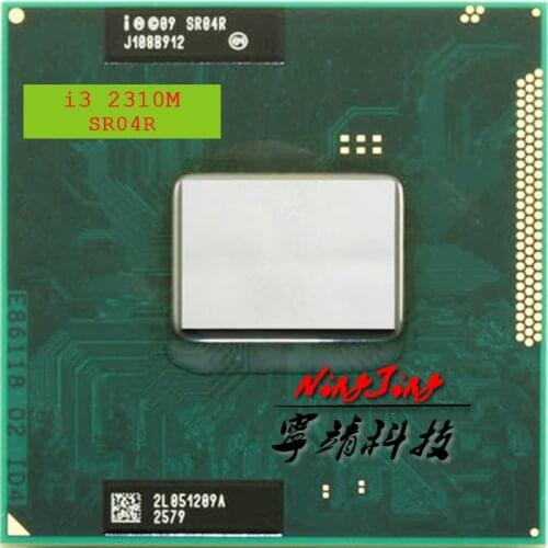 Intel Core i3-2310M i3 2310M SR04R 2.1 GHz Dual-Core Quad-Thread CPU Porcessor L2=512M L3=3M 35W Socket G2