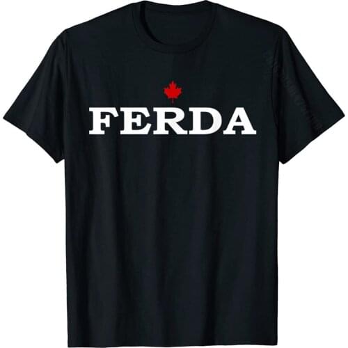 Ferda T-Shirt Men High Quality Printed On Tops Shirts Cotton T Shirt Cosie Fabric Summer Clothing For Guys