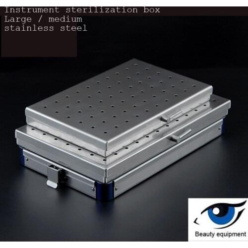 Imported silicone sterilization box, medical stainless steel, high temperature and high pressure sterilization instrument plasti