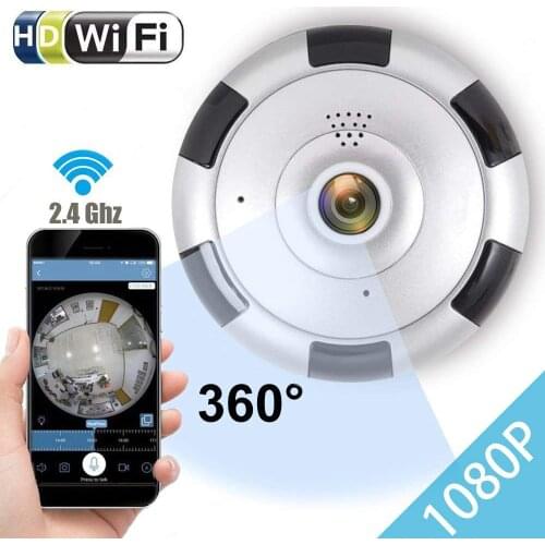 Smart Home Security Camera 360 degree wifi Panoramic security camera 1080p FULL HD wireless Fisheye