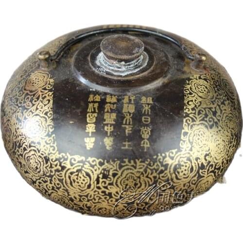 Chinese old bronzes, , eight treasure pot, warm hand pot