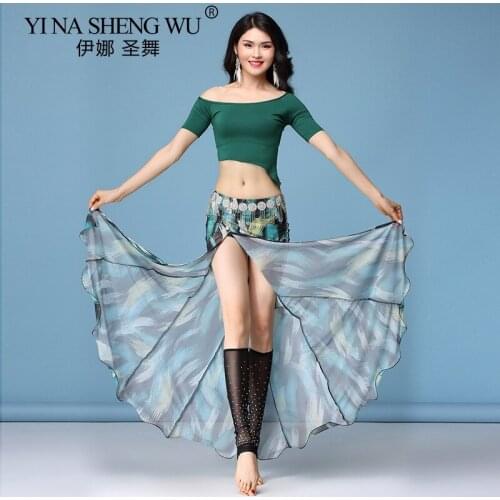 Adult Belly Dance Costume Practice Clothing Women Indian Oriental Dance Suit Sexy Top+Long Skirt Bellydanc Performance Costume