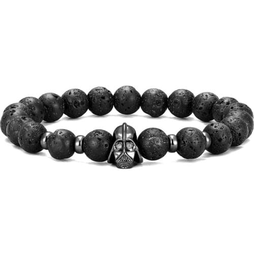LIVVY Best selling fashion charm bracelet mens bracelet mens and womens jewelry hematite beaded yoga lucky mens gifts