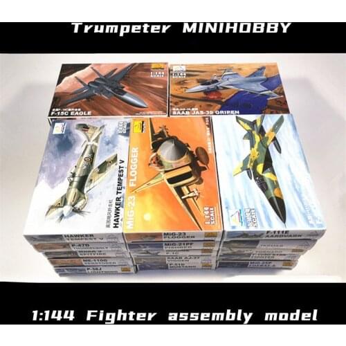 TRUMPETER 1/144 Military Fighter Assembly Model Bombing Plane Plastic Toy Aircraft