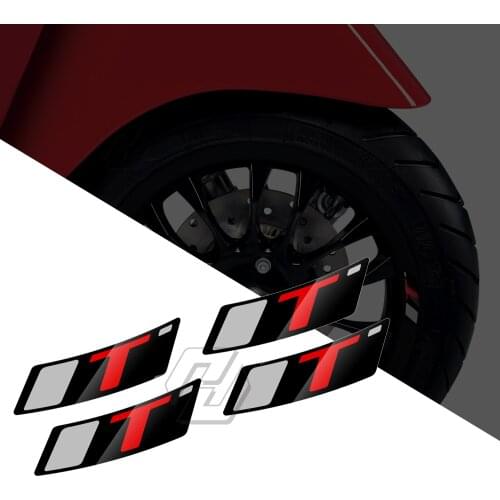 Motorcycle Wheel Decal Rim Reflective Sticker Case for Vespa GTS Supersport GTS300 GTS300ie