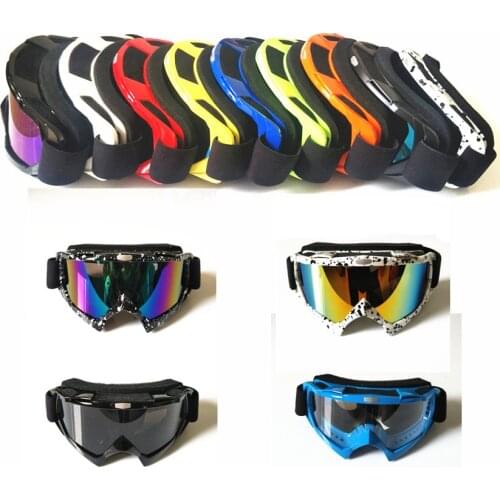 Motorcycle Protective Gears Flexible Cross Helmet Face Mask Motocross Goggles ATV Dirt Bike UTV Eyewear Gear Glasses