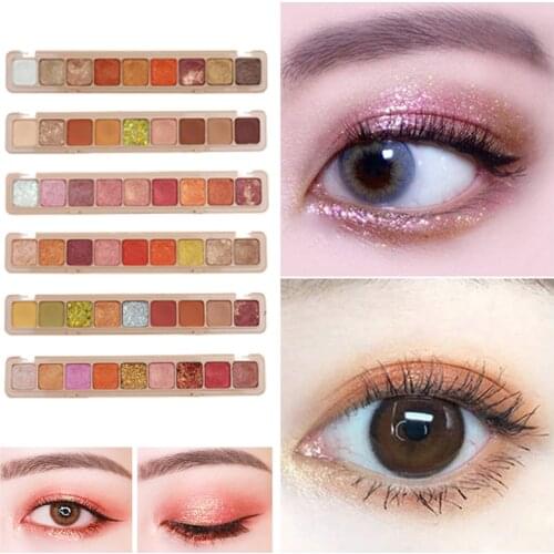 NEW 9 Colors Glitter Galaxy Eyeshadow Palette Shimmer Matte Longlasting Eyeshadow Makeup Flash Shine Diamond Shadow Kit TSLM1