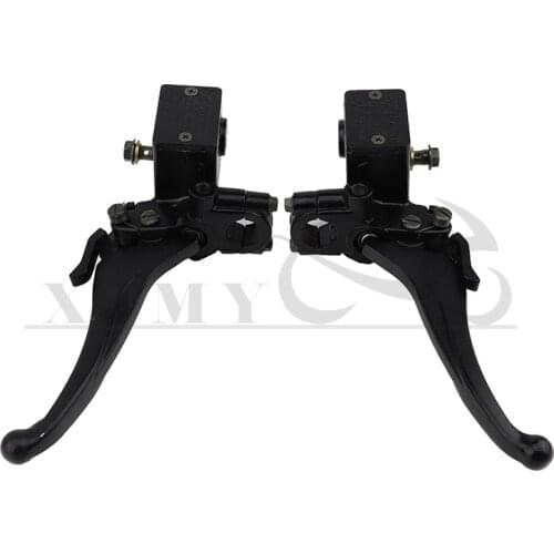 New 22mm left/right motorcycle handlebar hydraulic brake clutch master cylinder lever suitable for 90cc 110cc 125cc bicycle