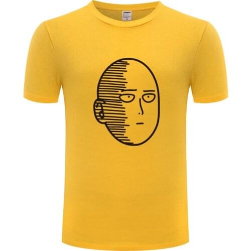 One Punch ONE Oppai T Shirts Men Anime Cartoon Short Sleeve O Neck Cotton Man T-Shirt Cool Funny Streetwear Top Tee Big Size