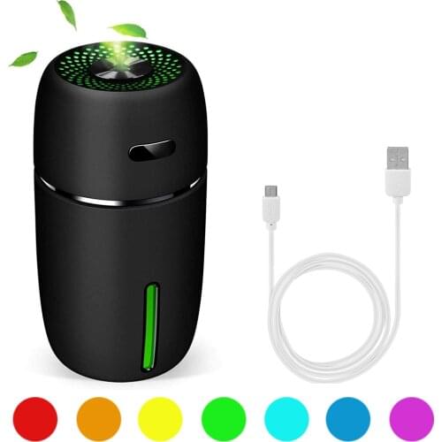Portable USB Car Air Humidifier Car Ultrasonic LED Mini USB Air Humidifier Purifier Aromatherapy Diffuser Essential Oil Diffuser