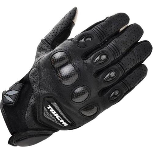 RST 417 Velcocity Leather Mesh Carbon Glove Street Moto Riding Motocross Motorcycle Gloves