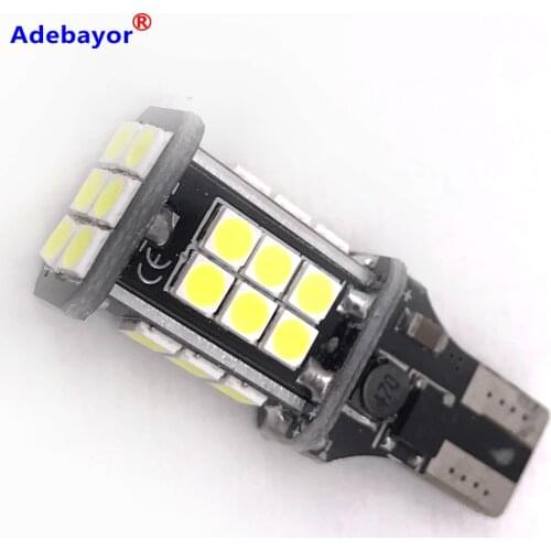 6PCS T15 W16W 921 912 Super Bright 3030 24 SMD LED CANBUS NO ERROR Car Backup Reserve Lights Bulb Tail Lamp