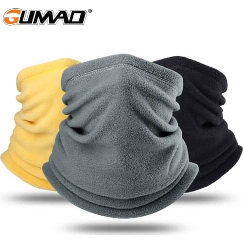 Thermal Fleece Neck Warmer Sports Hiking Bandana Face Cover Mask Ski Snowboard Tube Scarf Cycling Soft Outdoor Men Women Winter
