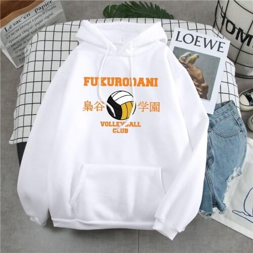 Hoodies Haikyuu!! Karasuno High School Man Pullover Casual Vintage Hoody Men Big Size Fashion Mens Rock Long Sleeve Clothing