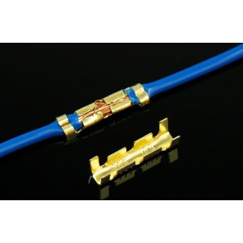 U-shaped Crimp terminal wire Docking connector quick connect wiring 0.5 to1.5 square small teeth fascia
