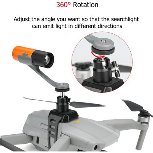 Universal Extension Buckle Holder Searchlight Head Light Set for Mavic 2/Air 2/Pro for FIMI X8SE for Autel EVO 2 Drone