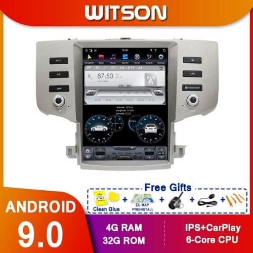 WITSON Android 9.0 vertical screen Car Multimedia tesla GPS NAVIGATION Radio player for TOYOYA REIZ 2005- 2009