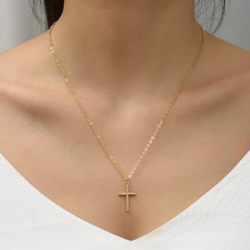 Fashion Jewelry Women Cross Charm Necklace XL004