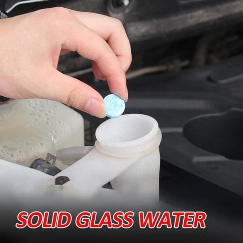 10PCS Car Windshield Glass Wash Cleaner Concentrated Effervescent Tablets Car Wash & Maintenance Car Accessories