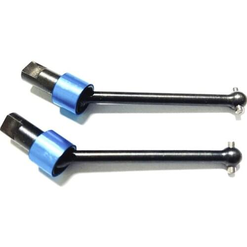 2Pcs Metal CVD Drive Shaft Driveshaft for Traxxas LaTrax Teton 1/18 RC Car Upgrade Parts Accessories
