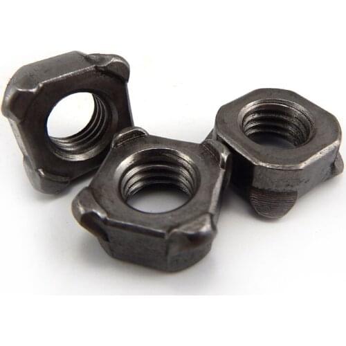 20pcs M4 M5 M6 M8 M10 M12 Square weld Nuts Quartet Four Corners Lock Rectangle Spot Welding Nut