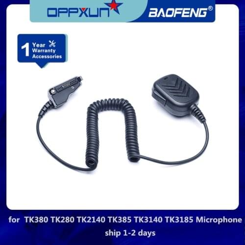 2021 Hot Sale OPPXUN Hand Microphone Mic Radio Speaker for Kenwood TK380 TK280 TK2140 TK385 TK3140 TK3185 TK480 Walkie Talkie