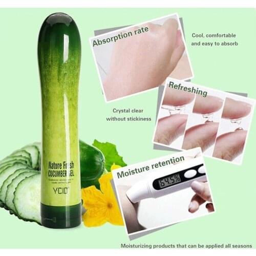 Body Whitening Cream Natural Fresh Cucumber Hydrating Gel Moisturizing Skin Care Repair Cream Mask Aloe Vera Lotion Soothes