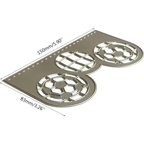 3 Football Birthday Wedding Card Carbon Steel Cutting Dies DIY Scrapbooking Photo Album Embossing Paper Cards Making Cards R7UB