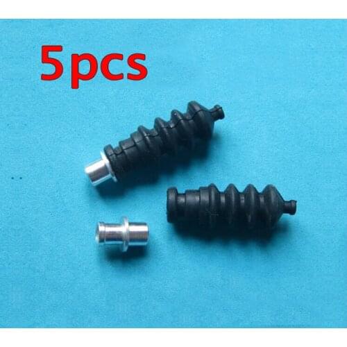 5pcs RC Model Boat Rubber Bellows w/Aluminium fittings base Radio Box Seals Ideal for Servo Push/Pull Rod Seal To Rudder