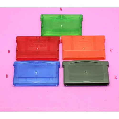 5 colors) For Gameboy Advance GBA Empty Game Cartridge Shell For GBA GBA SP NDSL NDS
