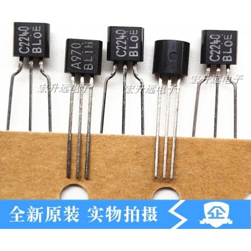 50PCS 2SA970-BL 2SC2240-BL TO-92 2SA970 2SC2240 A970 C2240