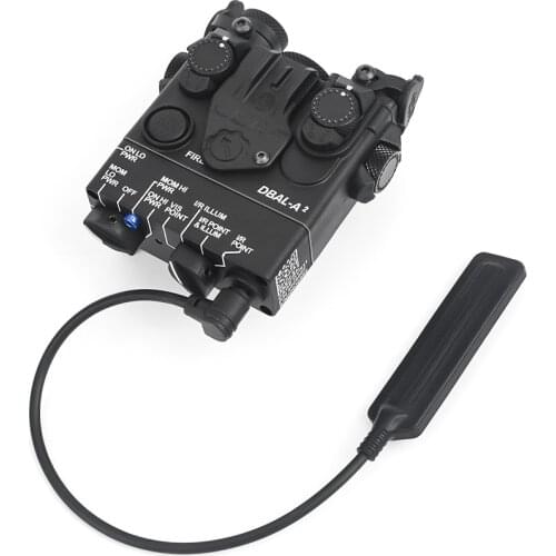 Airsoft Tactical DBAL A2 Red Dot Laser Sight White Weapon Light DBAL-A2 LED Flashlight No IR